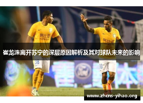 崔龙洙离开苏宁的深层原因解析及其对球队未来的影响